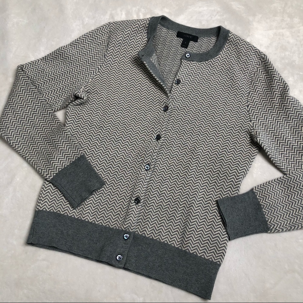 J.CREW/ chevron knit cardigan